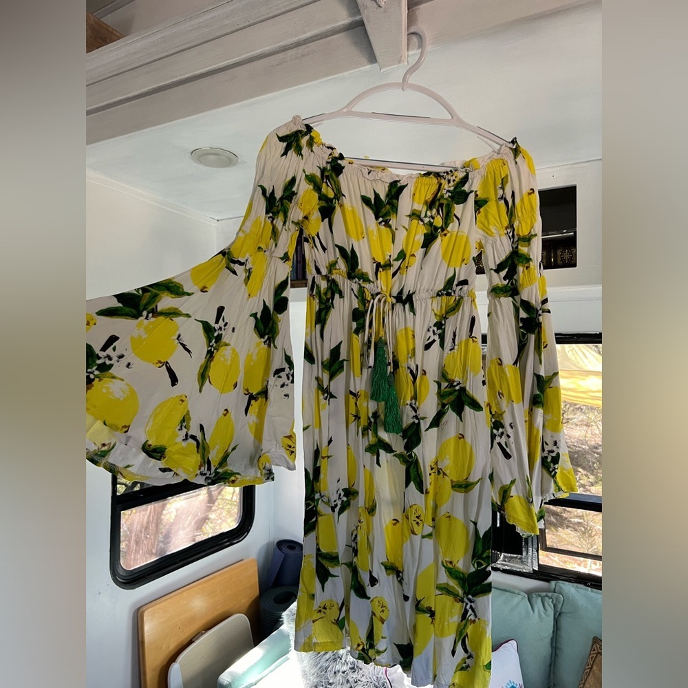 Lemon Dress/Swim Suit Cover by Solitaire (size: small) - Picture 3 of 6